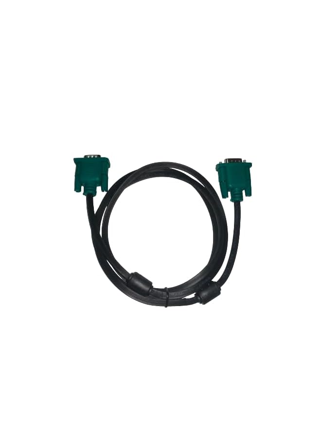erorex Vga To Vga Monitor Cable Hd15 Male To Male For Tv Computer Laptop And Projector 1.5M Black And Green  - Image 3