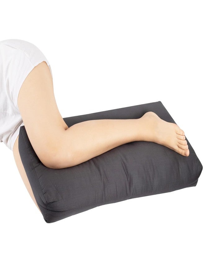 MINUPWELL Knee Pillow for Side Sleepers, 3" Leg Pillow for Side Sleeping, 100% Cotton Fabric Pillow for Between Knees While Sleeping - High Support Alternative for Relieving Leg, Back, and Knee Pain - Image 1