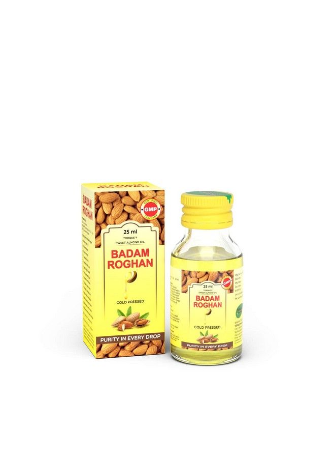 Torque زيت بادام روغن زيت اللوز الحلو 100% نقي ومعصور على البارد للشعر والبشرة - 25 مل (عبوة من 1) - Image 1