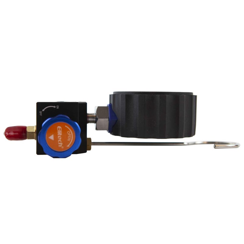 Elitech SMG-1L Single Manifold Gauge Pressure Gauge for 87+ Refrigerants -14.5-500 PSI - Image 5