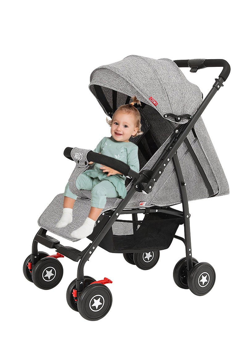 MaBaby - Multifunctional Baby Stroller, Reversible Handle Lightweight Stroller, Easy To Fold And Take, Travel Stroller For Newborn Baby Toddlers, Can Sit And Lie - Image 1