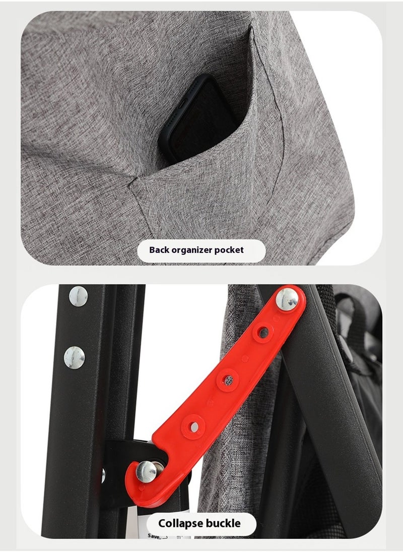 MaBaby - Multifunctional Baby Stroller, Reversible Handle Lightweight Stroller, Easy To Fold And Take, Travel Stroller For Newborn Baby Toddlers, Can Sit And Lie - Image 1
