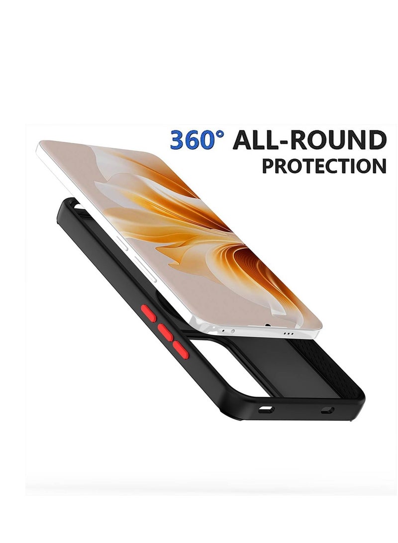 BORTONY OPPO Reno 12 5G Case Cover Rotational Metal Ring Grip Kickstand Cover Magnetic Car Mount Holder Case Shockproof TPU for OPPO Reno 12 5G - Image 4