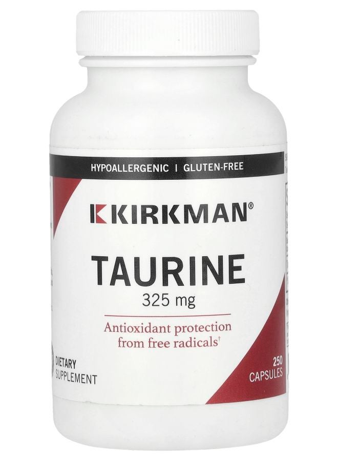 Kirkman Labs Taurine 325 mg 250 Capsules - Image 1