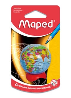 Maped Pencil Sharpner Globe 1H Canister X1 2020 