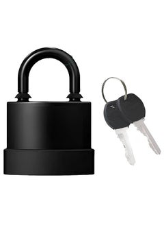 GLOWICK GLOWICK AntiTheft Padlock with 3 Keys Waterproof Padlock Outdoor Padlocks for Gym or School Locker AntiTheft Padlock Gate Lock for Residentials Gates FencesSheds Garages1Pcs 45mm  - Image 1