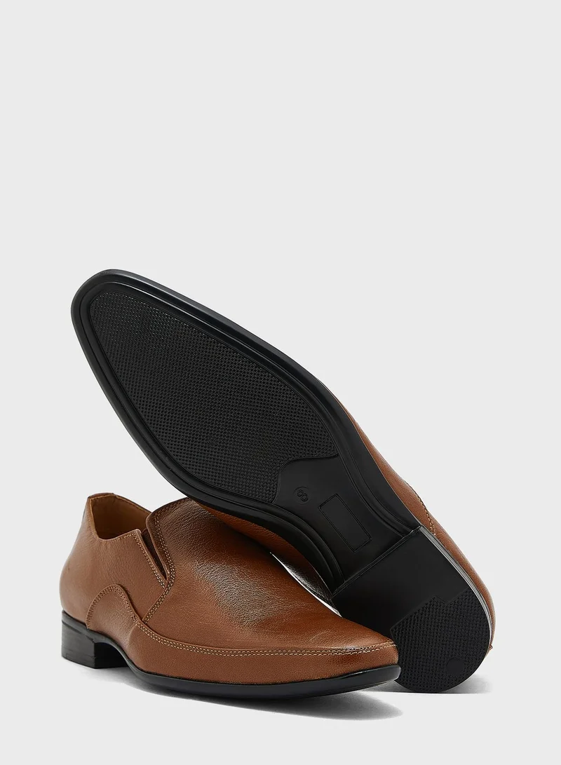 Robert Wood Genuine Leather Formal Slip Ons