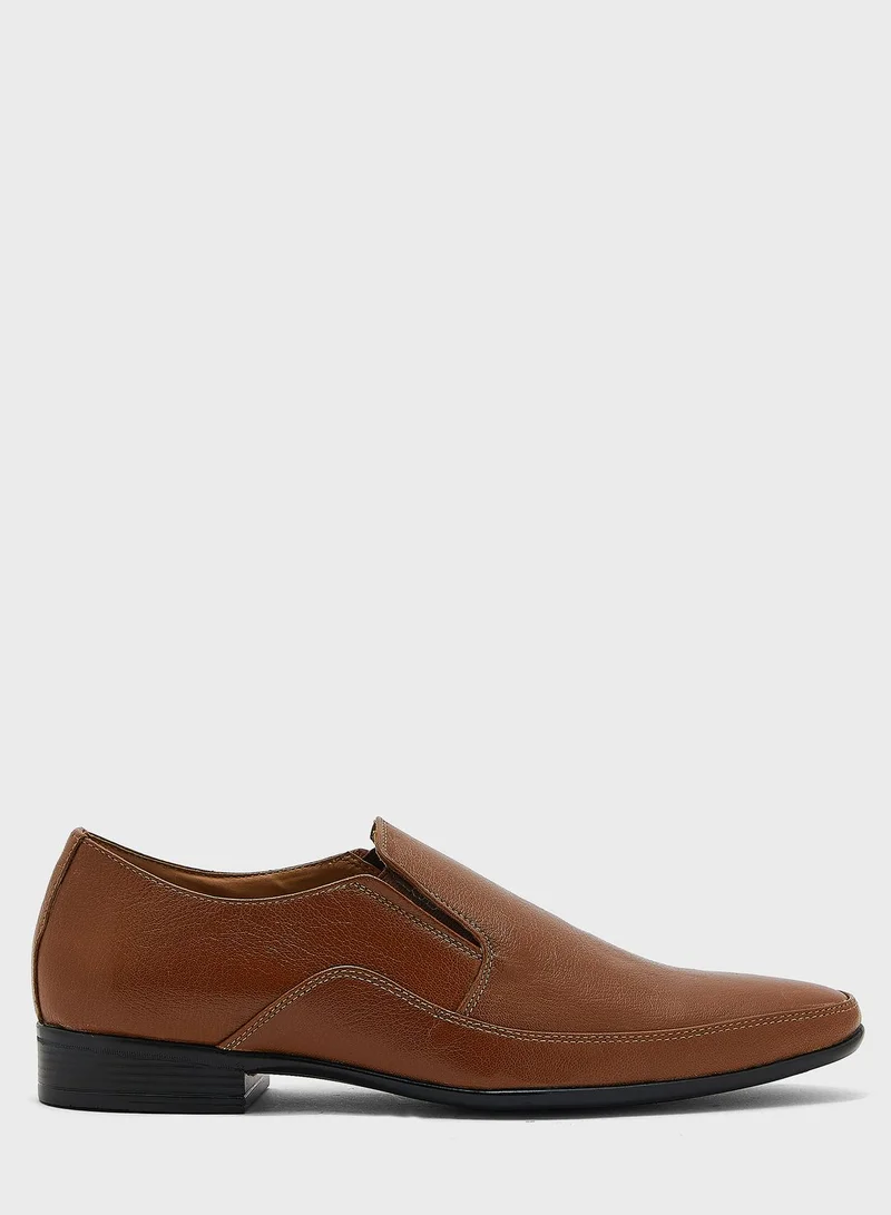 Robert Wood Genuine Leather Formal Slip Ons