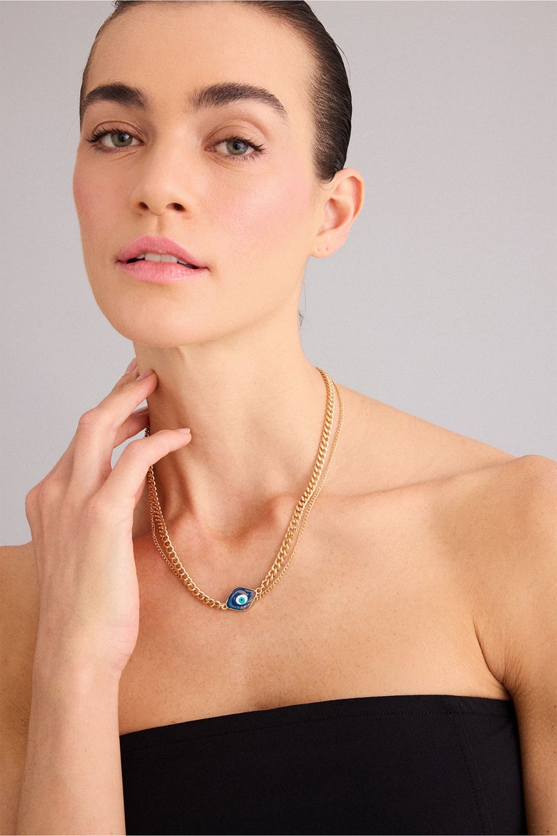 DeFacto Gold Woman Woman 2 Piece Necklace Set Casual - Image 3