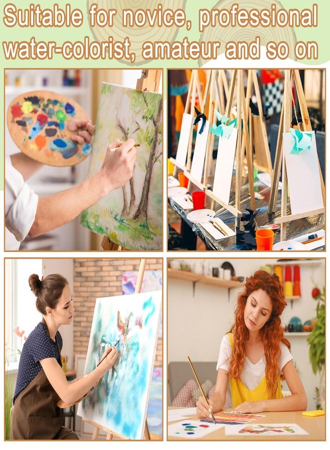 تاوباري مجموعة ورق ألوان مائية من تاوباري، 300 قطعة، ورق أبيض مضغوط على البارد، وزن 110 رطل، 230 جرام/متر مربع، مناسبة للأطفال وطلاب الرسم بالألوان المائية والفنانين المبتدئين (4 × 6 بوصة). - Image 5