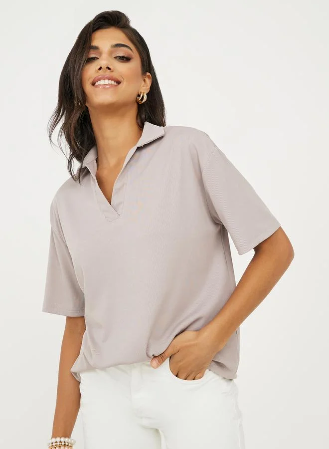 Regular Fit Collared Neck Polo T-Shirt