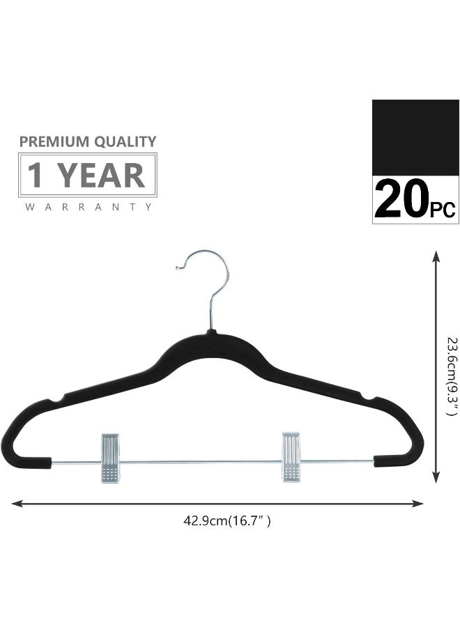 Mizgi Hangers, Pants Hangers Black/Silver, Mzpt, One Size - Image 2