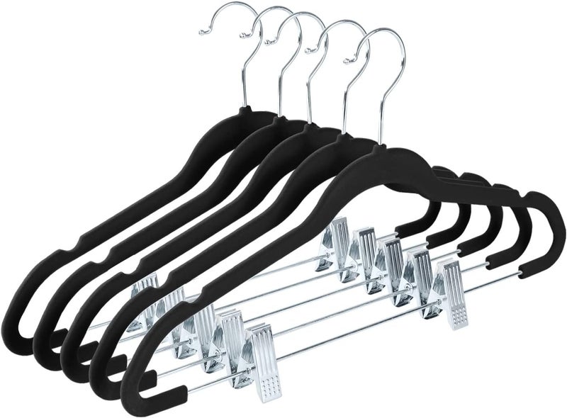 Mizgi Hangers, Pants Hangers Black/Silver, Mzpt, One Size - Image 1