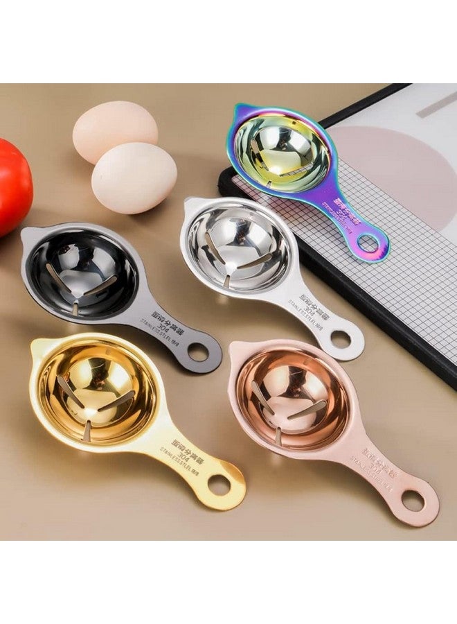 VELINEX® 1 PCS Stainless Steel Egg Separator, Yolk White Divider Strainer Filter Dishwasher Safe Kitchen Bake Tool (Black) - Image 3