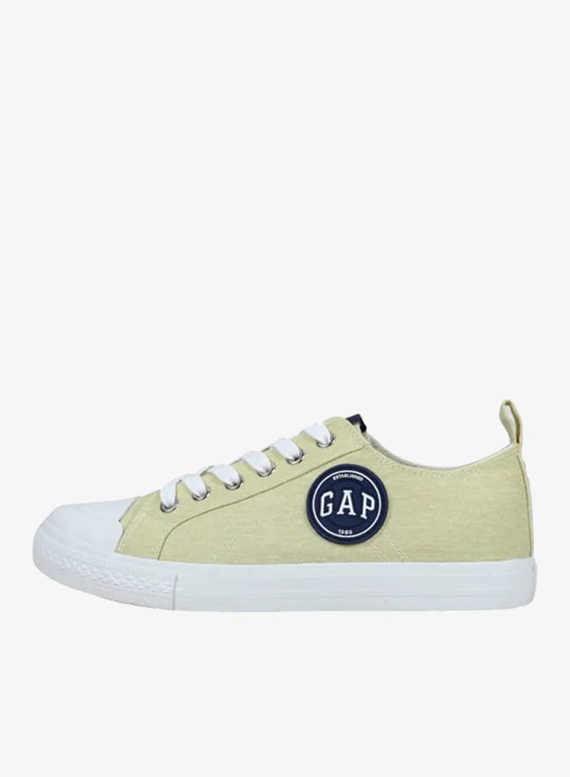 GAP Women's Panelled Sneakers with Lace-Up Closure - HOUSTON II