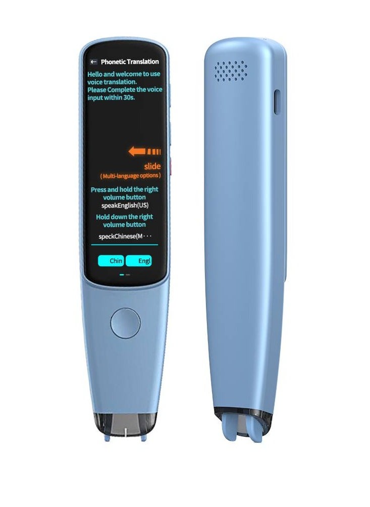 Arabest - Original Portable Pen Scanner 116 Languages Translation Pen Scanner Instant Text Scanning Reading Translator Device, Blue - Image 1