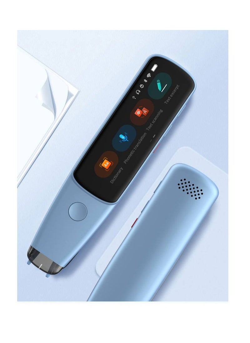 Arabest - Original Portable Pen Scanner 116 Languages Translation Pen Scanner Instant Text Scanning Reading Translator Device, Blue - Image 1