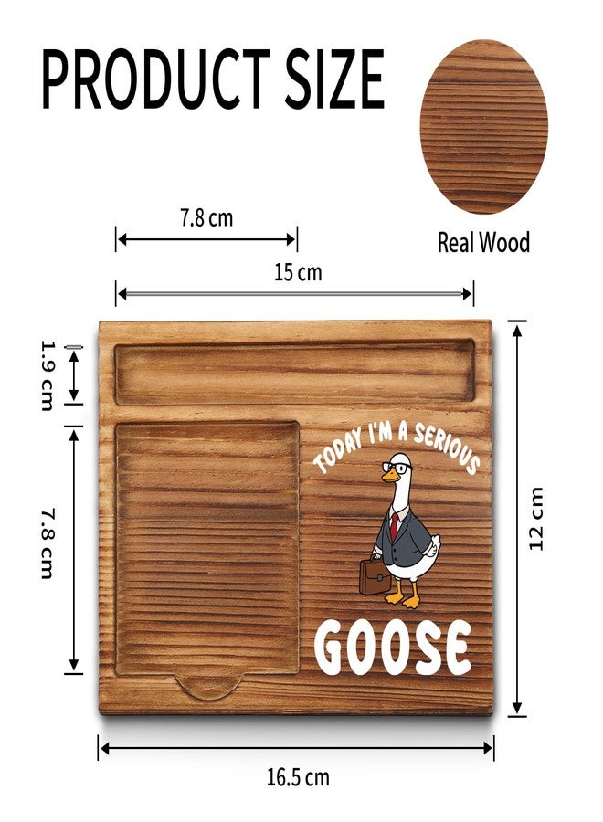 akeke Today I'm A Serious Goose Sticky Note Holder for Home Office Cubicle Desk Shelf Decoration Supplies, Gag, Humor, Sarcastic, Funny Gifts for Coworker, Employee, Boss, Colleague GAA85 - Image 2