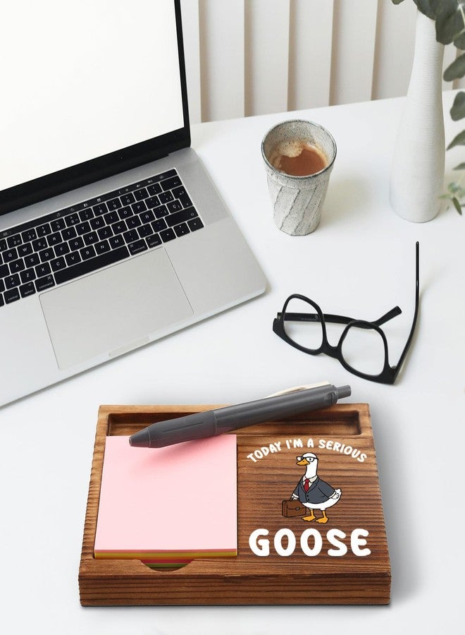 akeke Today I'm A Serious Goose Sticky Note Holder for Home Office Cubicle Desk Shelf Decoration Supplies, Gag, Humor, Sarcastic, Funny Gifts for Coworker, Employee, Boss, Colleague GAA85 - Image 5