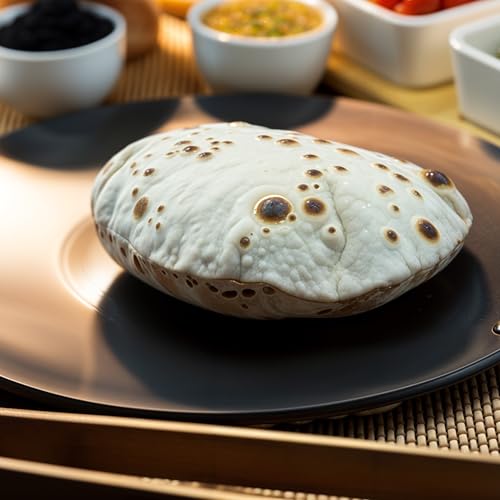 Add2Cart Pre-Seasoned Iron Concave Tawa with Silicone Grip for Dosa/Chapathi, 22.86cm/9 in, 0.8 kg, Gas Compliant, 100% Pure & Toxin-Free, Uncoated in Black - Image 2