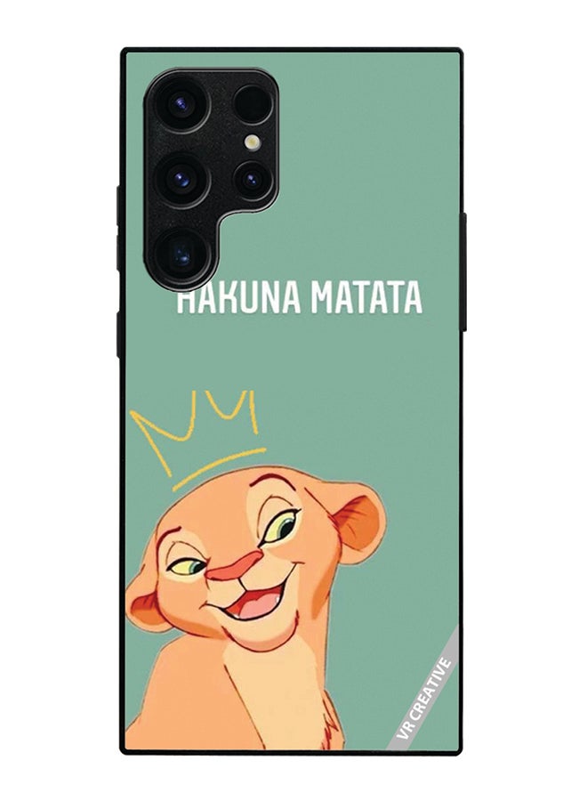 Protective Case Cover For Samsung Galaxy S25 Ultra Hakuna Matata Design Multicolour