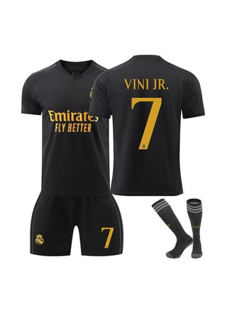 2023/24 Real Madrid Two Away Football Jersey VINI JR #7 Football Jersey/Shorts Socks Gift Set Kids Size & Adult Size, Gift for Fan Friends - pzsku/ZD5CEA1036F4293B7C3E2Z/45/_/1713839452/973c03a5-164f-488a-a3cb-0d87e68f1a40