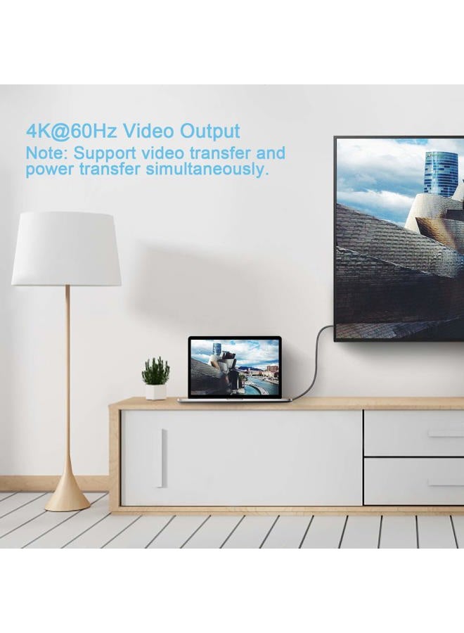 Fasgear USB C to Type C Cable, 1 Pack USB 3.1 Type C Gen 2 Fast Charge Cable, 100W 20V/5A Power Delivery, 10Gbps Data Transfer, 4K@60Hz Video Output, Compatible for Type-C Device (1.6ft, Black) - Image 4