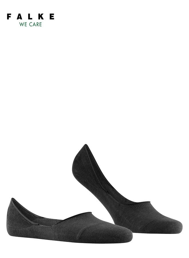 فلايك جوارب رجالية من فالك، متوسطة الطول، قصيرة، خفيفة وباردة، مصنوعة من القطن المستدام، مانعة للانزلاق عند الكعب، لطيفة على البشرة، أسود (أسود 3000) - مستدامة، مقاس 12.5-13.5، زوج واحد - Image 2