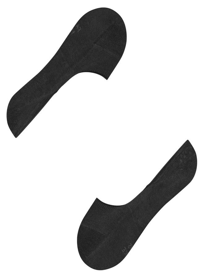 فلايك جوارب رجالية من فالك، متوسطة الطول، قصيرة، خفيفة وباردة، مصنوعة من القطن المستدام، مانعة للانزلاق عند الكعب، لطيفة على البشرة، أسود (أسود 3000) - مستدامة، مقاس 12.5-13.5، زوج واحد - Image 4