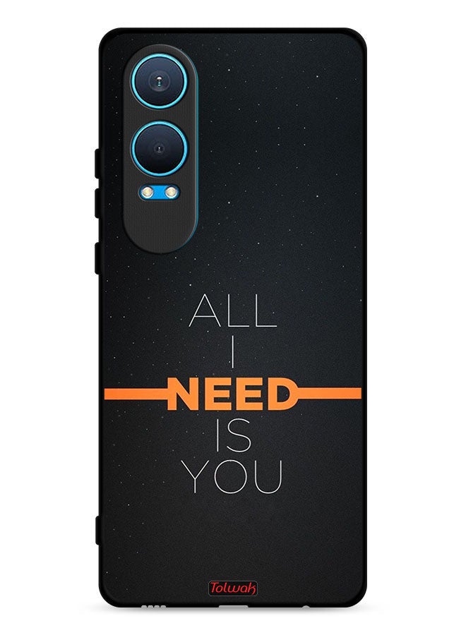 Tolwak OnePlus Nord CE4 Lite 5G Protective Case Cover All I Need Is You - Image 1