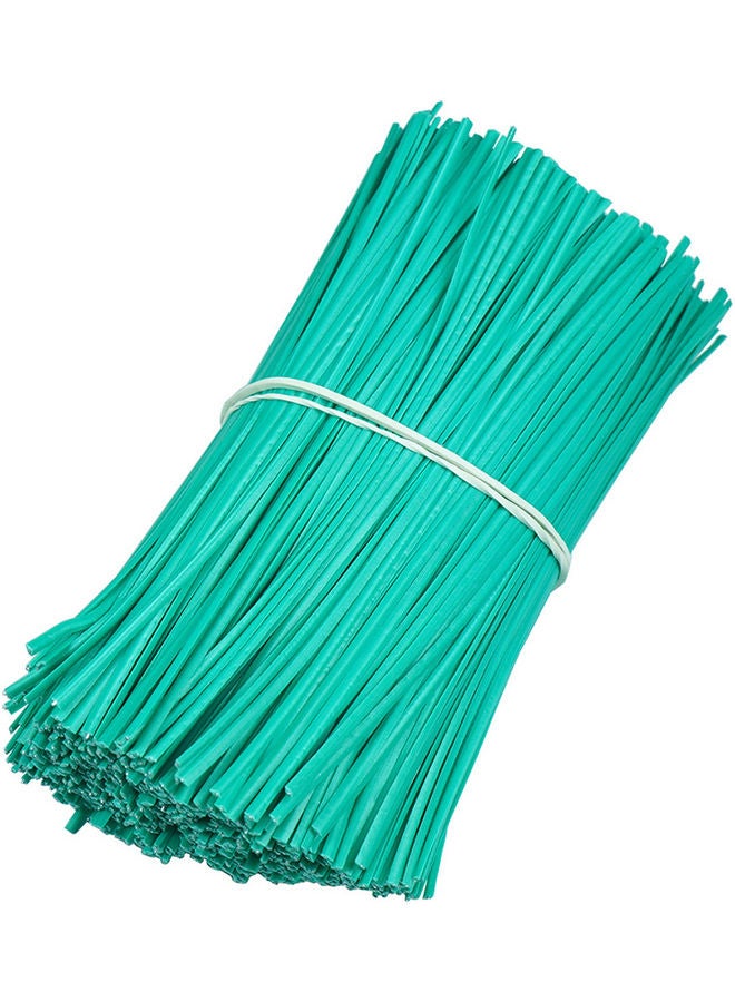 Loquat 1000-Piece Flexible Plant Ties Wire Green - Image 1