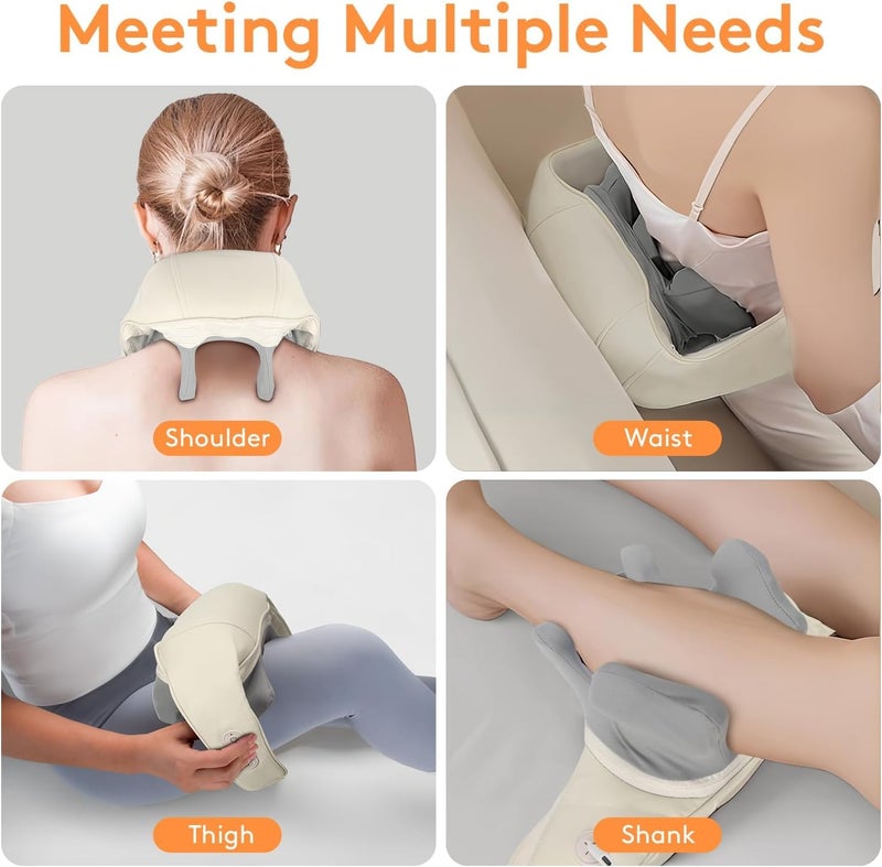 SPINE JADEX COMPLETE SPIN SOLUTIONS SPINE JADEX Neck And Back Massager With Heating Body for Body Aches and Pains Relief, Electric Wearable 5D Cervical Neck Massage Machine for Deep Tissue Back Shoulders Waist & Legs - Image 5