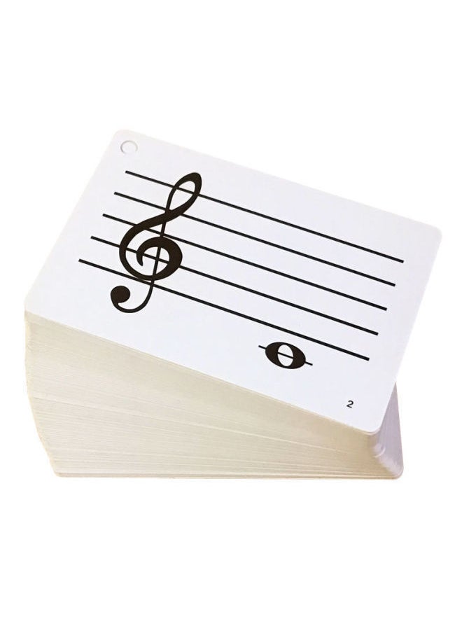 Piano 88 Key Musical Spectrum Recognition Card Violin Guitar Note Card Chart Early Education Basic Course Of Musical Instruments-Color:Staff Card [2 Boxes Of 168 Cards] Double-sided Laminated Waterproof-Specifications:No Specifications
