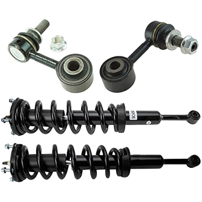 TRQ Front Suspension Kit Compatible With 20082019 Toyota Sequoia - Image 2