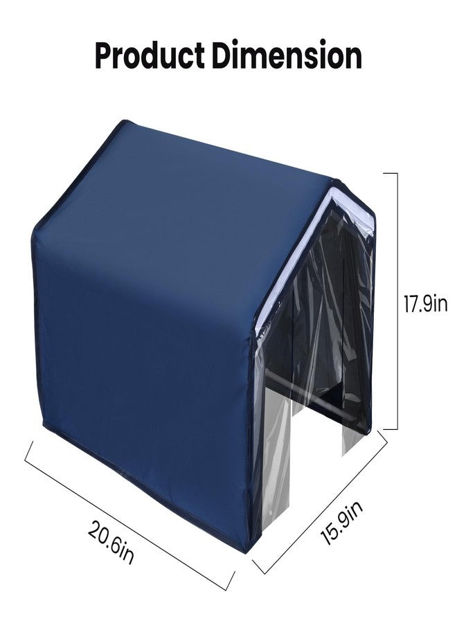 CTTZCKJ Cat Litter Box Cover Enclosed Cat Potty Cat Litter Box Cover, Removable Litter Box Cover Open Curtain for Easy Access to The Top Closed Cover - Image 2