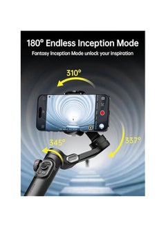 Arabest 3-Axis Foldable Smartphone Gimbal Stabilizer with Focus Wheel for iPhone, TikTok, YouTube, Vlog, Android-Compatible - Stabilizer for iPhone 16/15/14/13/12 Pro Max & Android-Smart XE  - Image 5