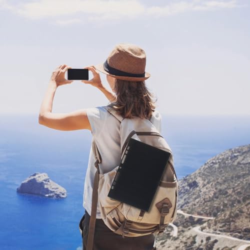 Lixada Solar Panel Charger USB Port Portable High Power Paper Shaped Monocrystalline Silicon 10W Solar Panel Charger for Cell Phone Camping Riding Climbing Travel Outdoor Activity - Image 5