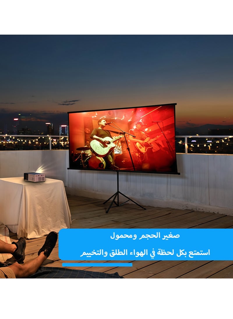 Leon Home Portable Projector Support 130 Inch Home Theater Full HD 1080P Suitable for Indoor and Outdoor Home Birthday Gift  - Image 4