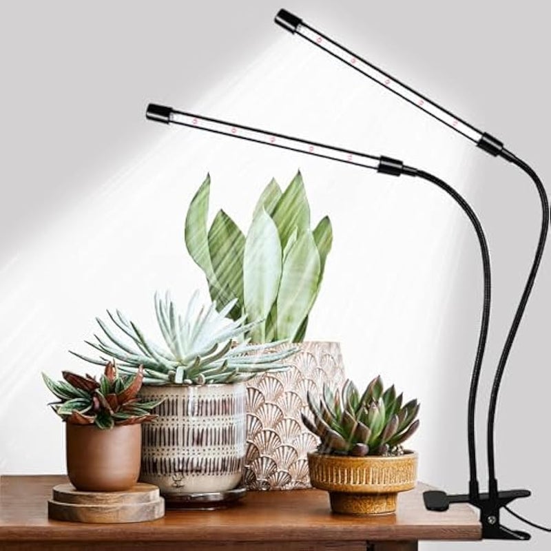 عربست مصابيح نمو النباتات الداخلية من هايويملايت، 84 مصباح LED، مصابيح LED كاملة الطيف لنمو النباتات مع مؤقت مرن 4/8/12/18 ساعة، 3 اوضاع طيفية، 10 مستويات قابلة للتعتيم (عبوة واحدة) - Image 1