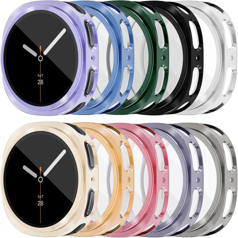 RICHONE [10 Pack] RICHONE Compatible with Samsung Galaxy Watch 8 40mm Screen Protector Case, Soft TPU Protective Face Covers Flexible Bumper Accessories for Galaxy 8 Watch 40MM for Women Men - Image 1