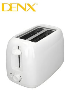 Denx 2-Slice Bread Toaster, 650 Watts, White  - Image 1
