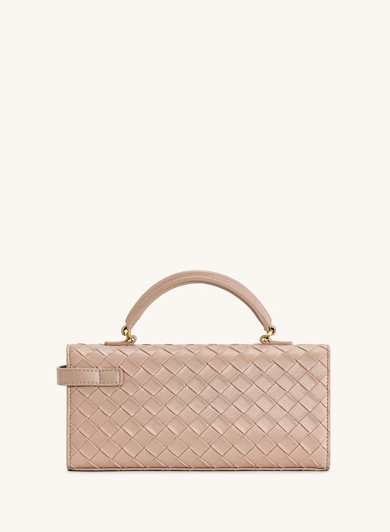 جيه دبليو بي Keyla Weave Top Handle Shoulder Bag
