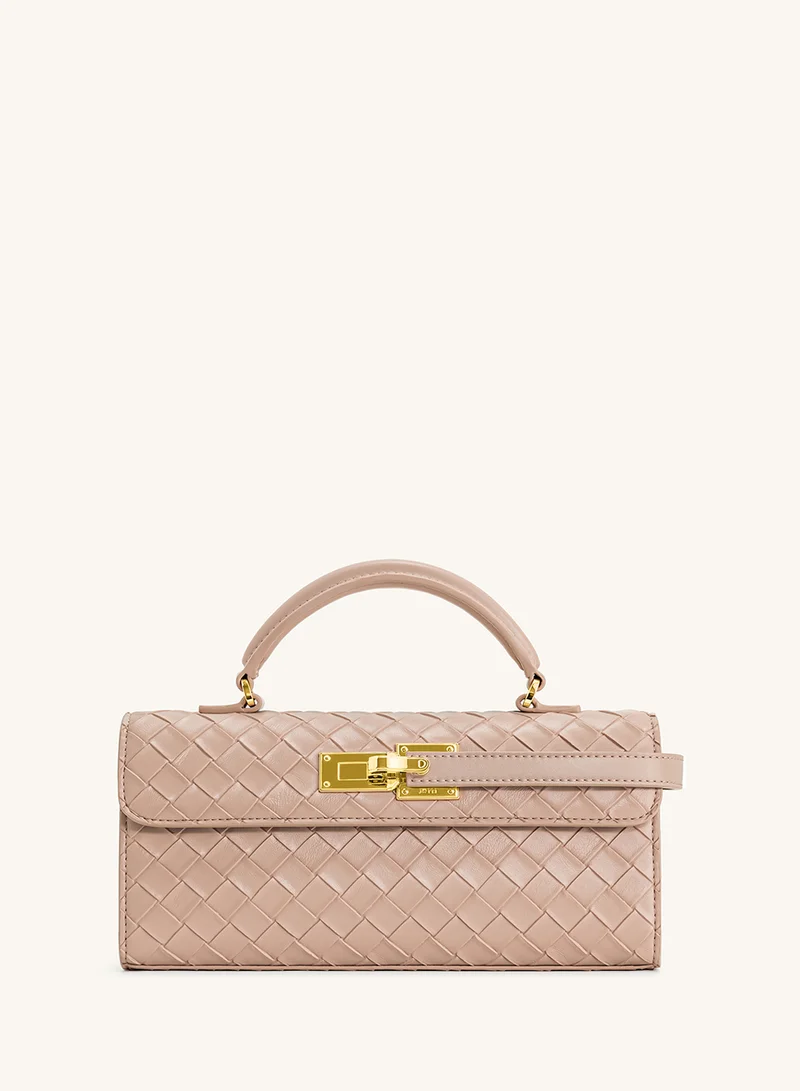 جيه دبليو بي Keyla Weave Top Handle Shoulder Bag