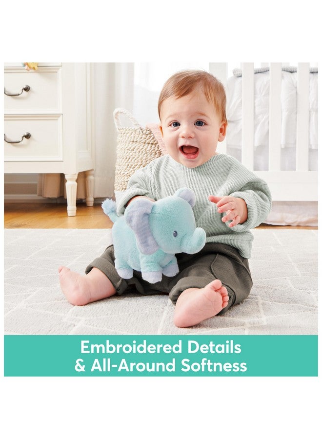 GUND Baby Safari Friends Collection Plush Elephant with Chime, Sensory Toy Stuffed Animal for Babies and Newborns, Teal, 7" - Image 5