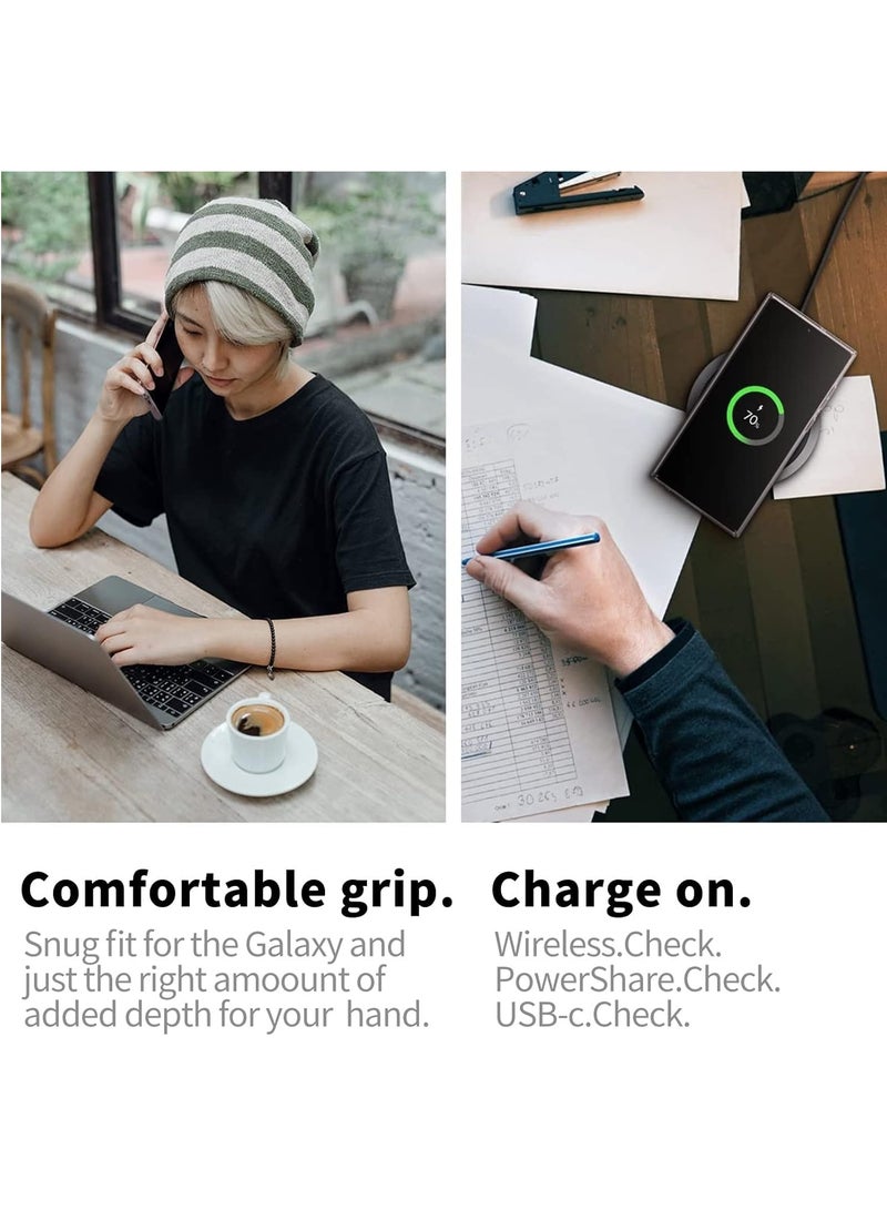 DUSALA Magnetic Case for Samsung Galaxy S22 Ultra, Compatible with MagSafe, Shockproof Protective Phone Cover, Non-Yellowing Hard Clear PC Back (Clear) - Image 4