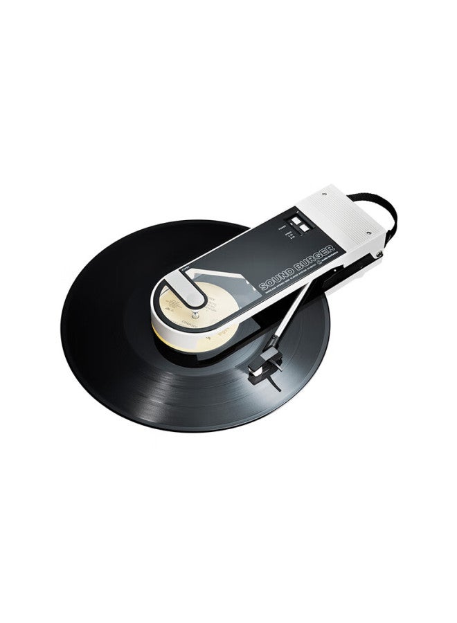 audio-technica أوديو-تكنيكا [تشغيل ذاتي] أس-إس بي727 بلوتوث لاسلكي فونوغراف محمول، مشغل أسطوانات فينيل، فونوغراف رجعي، جراموفون، أبيض - Image 4