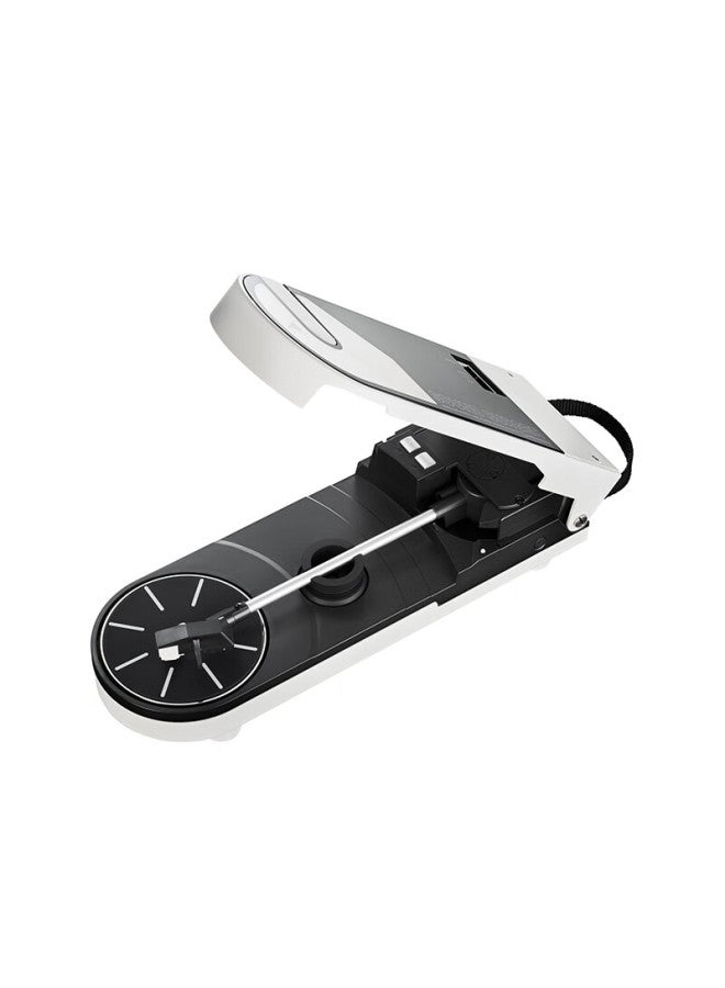 audio-technica أوديو-تكنيكا [تشغيل ذاتي] أس-إس بي727 بلوتوث لاسلكي فونوغراف محمول، مشغل أسطوانات فينيل، فونوغراف رجعي، جراموفون، أبيض - Image 3