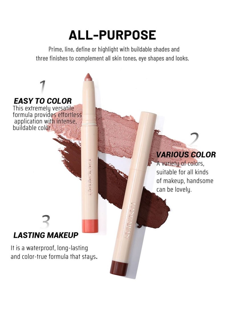 Handaiyan 12 Piece Cream Eyeshadow Stick  - Image 5