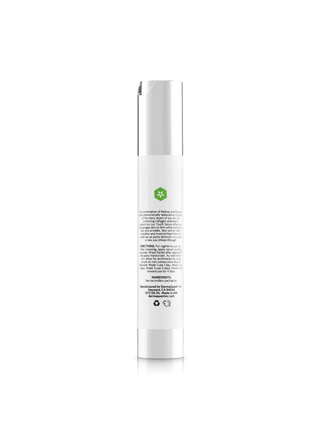 DermaQuest - Peptide Vitality Peptide Youth Serum Anti Aging Serum With 2% Retinol Facial Serum For Fine Lines & Wrinkles Pore Minimizer & Stimulates Collagen Production - Image 1