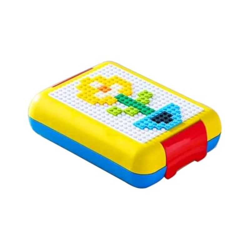 Lunch Box for Leakproof, BPA-Free, Insulated, Airtight Bento Box with Compartments and Building Blocks Lunchbox for Girls and Boys Tiffin for School, Nursery - Image 1